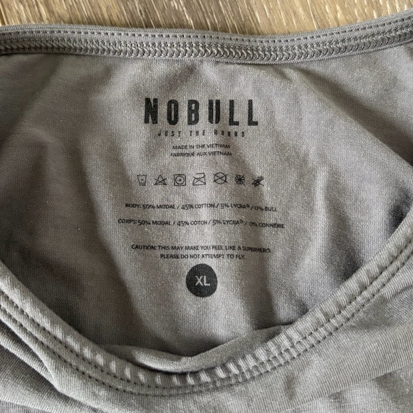 NOBULL Slate Gray Men's Short Sleeve Tee - Picture 3 of 4